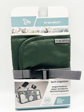 NWT Travelon tech organizer- green